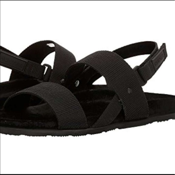 New Hunter Men Black Double Strap Sandals 13 - Picture 2 of 8
